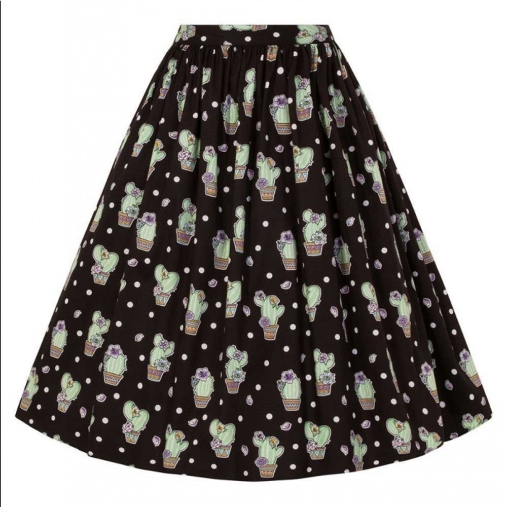 Cactus skirt and matching sweater.